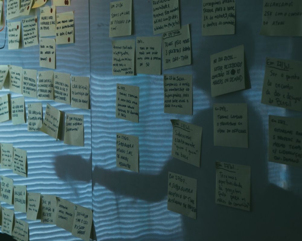Global marketing automation - stickies